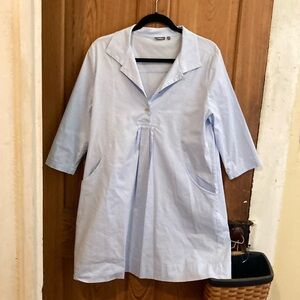 Amelline cotton dress m blue ballins